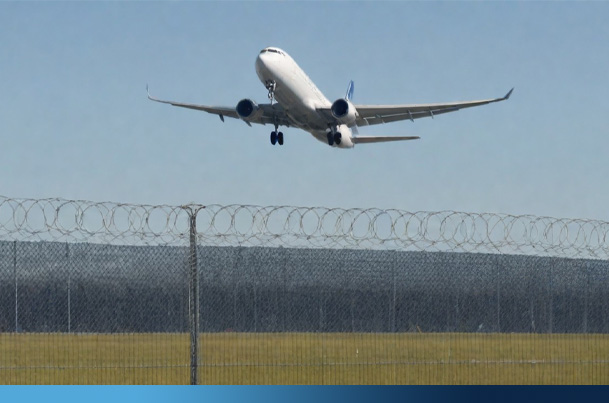 Perimeter security around airport